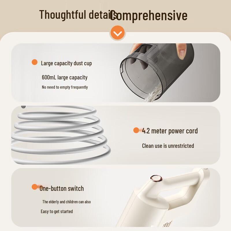 Bear Handheld Wired Vacuum and Mop Cleaner