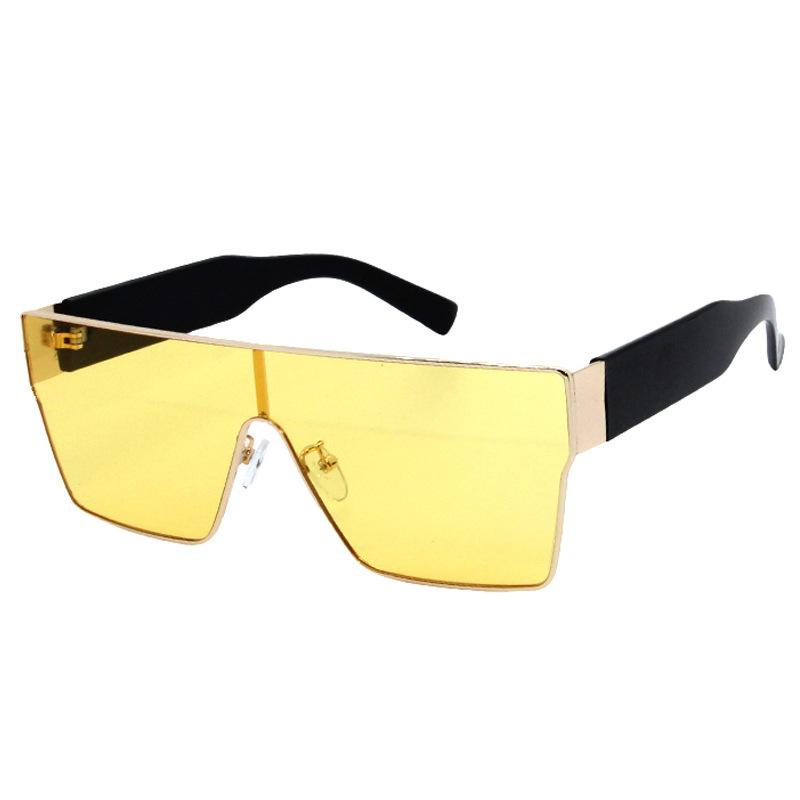Fashion Square Men'S And Women'S Driving Sunscreen Sunglasses Integrated Sunglasses Classic Trendy Sunglasses Retro