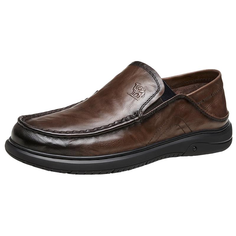CAMEL Men s Classic Leather Loafers G15S155031 41