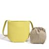 New Korean-style Minimalist Phone Bag, Genuine Leather Versatile Shoulder Bag, Mini Crossbody Bag, Small Bucket Minimalist Women's Bag