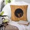 George The Mouse In A Log Pile Square Pillowcase Polyester Linen Velvet Creative Zip Decorative Sofa Seater Cushion Cover