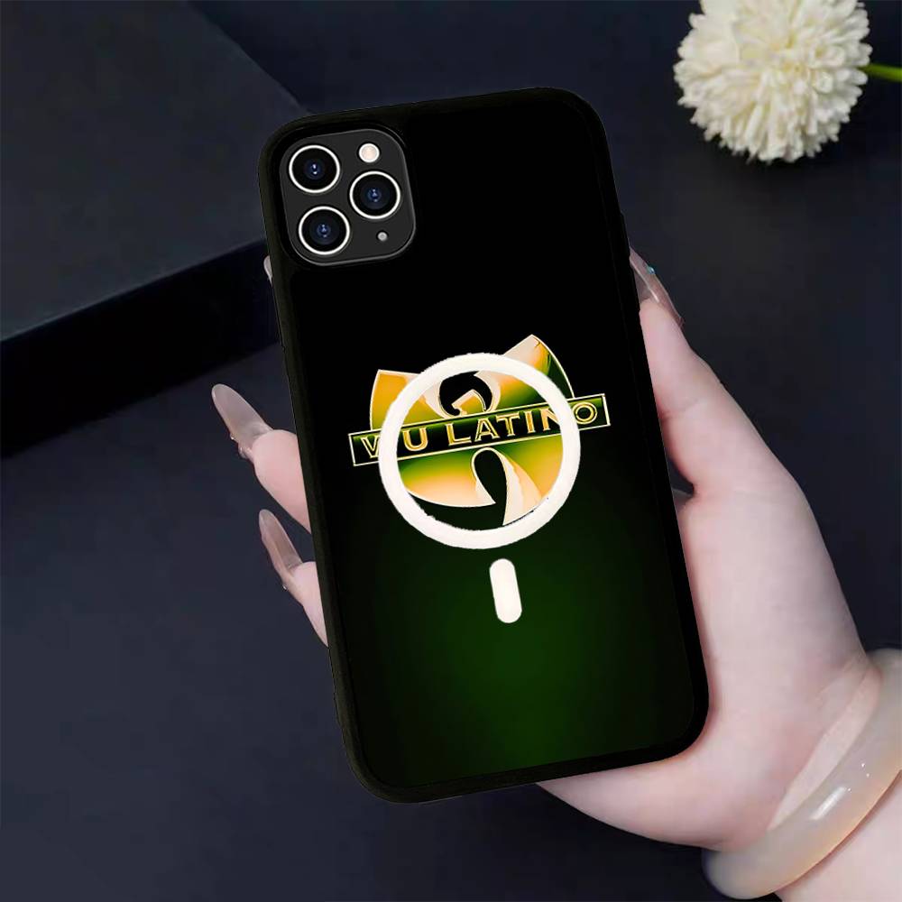 Singer W-WU-T-TANG Magnetic Phone Case For IPhone 16 15 14 13 12 11 17 Pro Max Plus Wireless Charge Cover