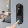 Smart Monitoring Doorbell with Mic & Speaker Night View Camera Waterproof Electronic Doorbell Camera for Home Safety Protection
