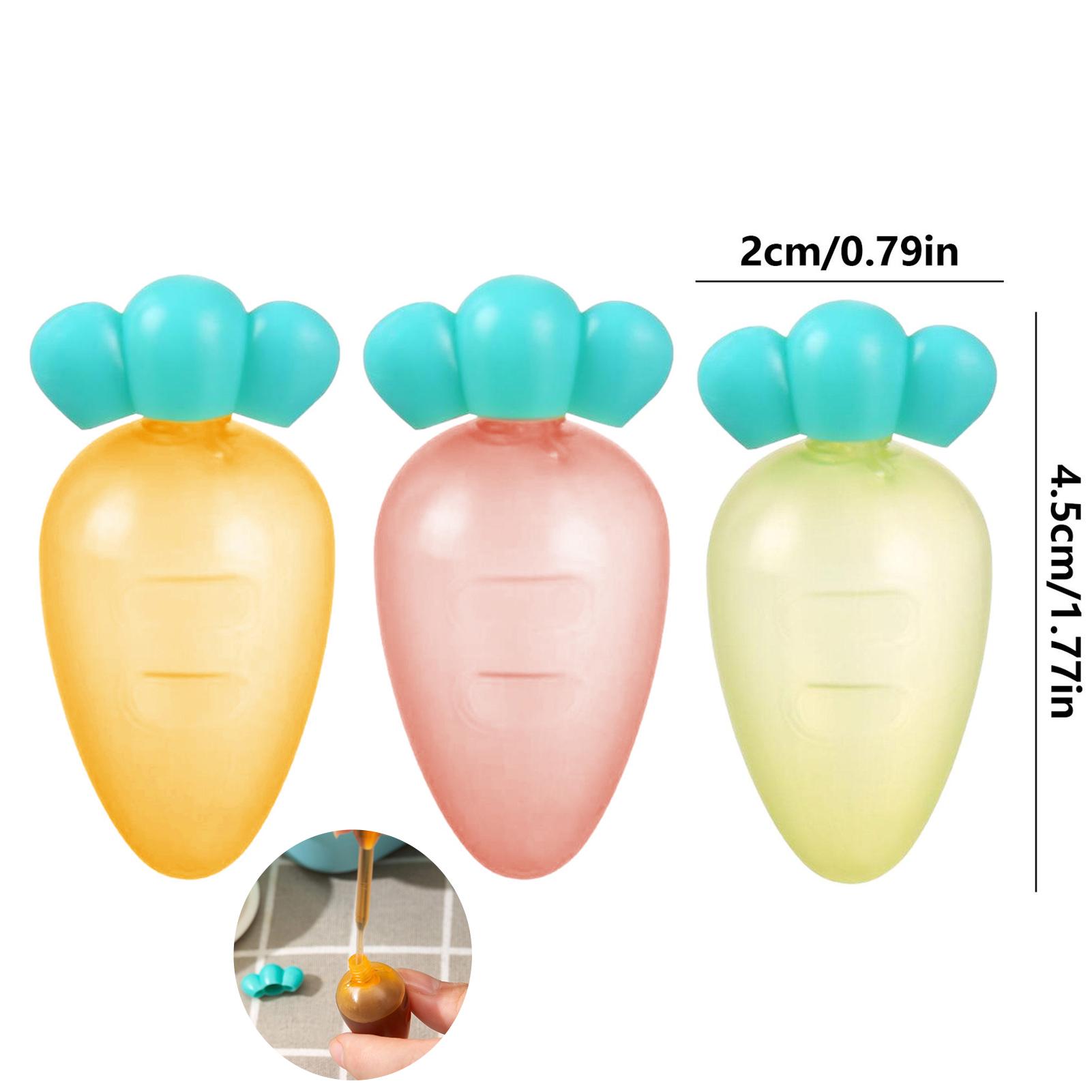 

2/3pcs Mini Condiment Bottle Camping Squeeze Bottles for Cookware Bbq Ketchup Oil Cruet Soy Sauce Kitchen honey Salads Tools