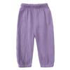 Children's Baby Girls Boys Summer Linen Trousers Bloomers Cotton Long Trousers Casual Harem Pants