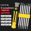 Multi-Function Small Screwdriver Set: Phillips, Torx, Triangle, Slotted, Double-Ended