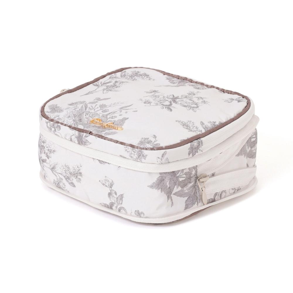 Franc Franc Classic Flower Sanitary Compression Pouch Light Pink