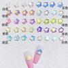 Hot Selling New Mini Colorful Mocha Dopamine Star Nail Art Accessories Fine Glitter Lucky Star DIY Decoration Materials