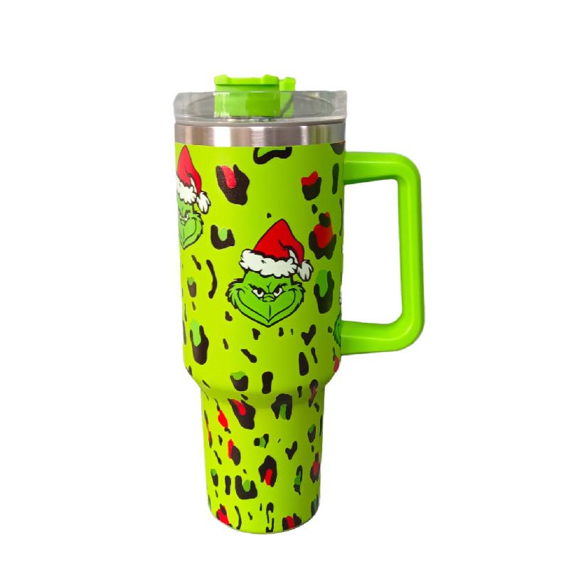 Stainless Steel The Insulated Cup Tumbler Straw Lid Coffee Mug 40oz Gift