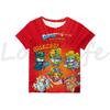 Kids SuperTings T Shirt Harajuku Boys Girls Cartoon Print T-shirts Summer Short Sleeve Children's Clothing Comfortable Tee Tops