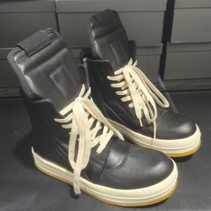 Luxury Vintage Beige Black Genuine Leather