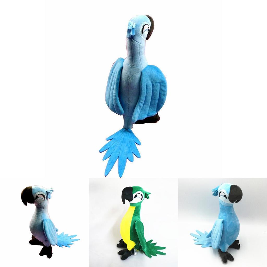 Adorable 30cm Rio Movie Plush Toy Parrot Bird Stuffed Animal Doll Perfect For Kids