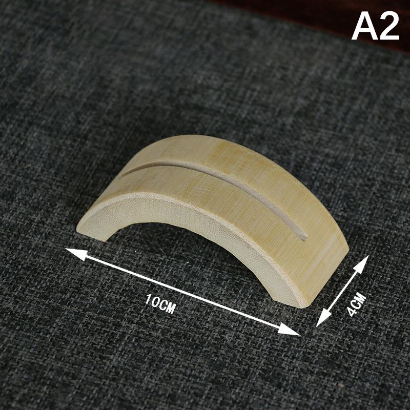 Chinese Durable Base Bamboo Folding Hand Fan Display Stand Folding Hand Fan Stand Display Holder Home Decoration