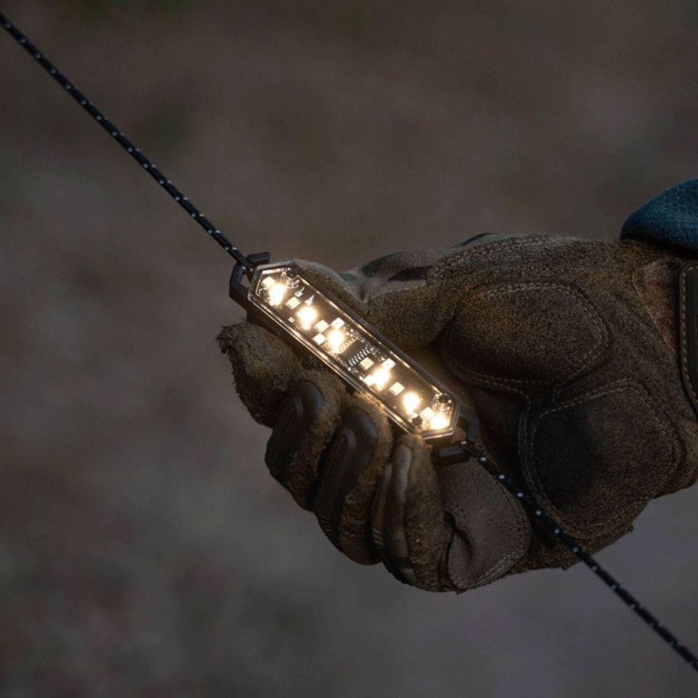 Adjustment Wind Rope Warning Light Magnetic Camping Wind Rope Lights  Camping Equipment