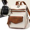 Schoolbag Buys Winter 1011 New European and American Retro Fashion Women's Backpack Large Capacity Double-color Fringed Backpack