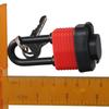 38.8/22.7/58.9mm Long/Short Shackle Red Daily Lock Key Laminated Steel Padlock  Indoor