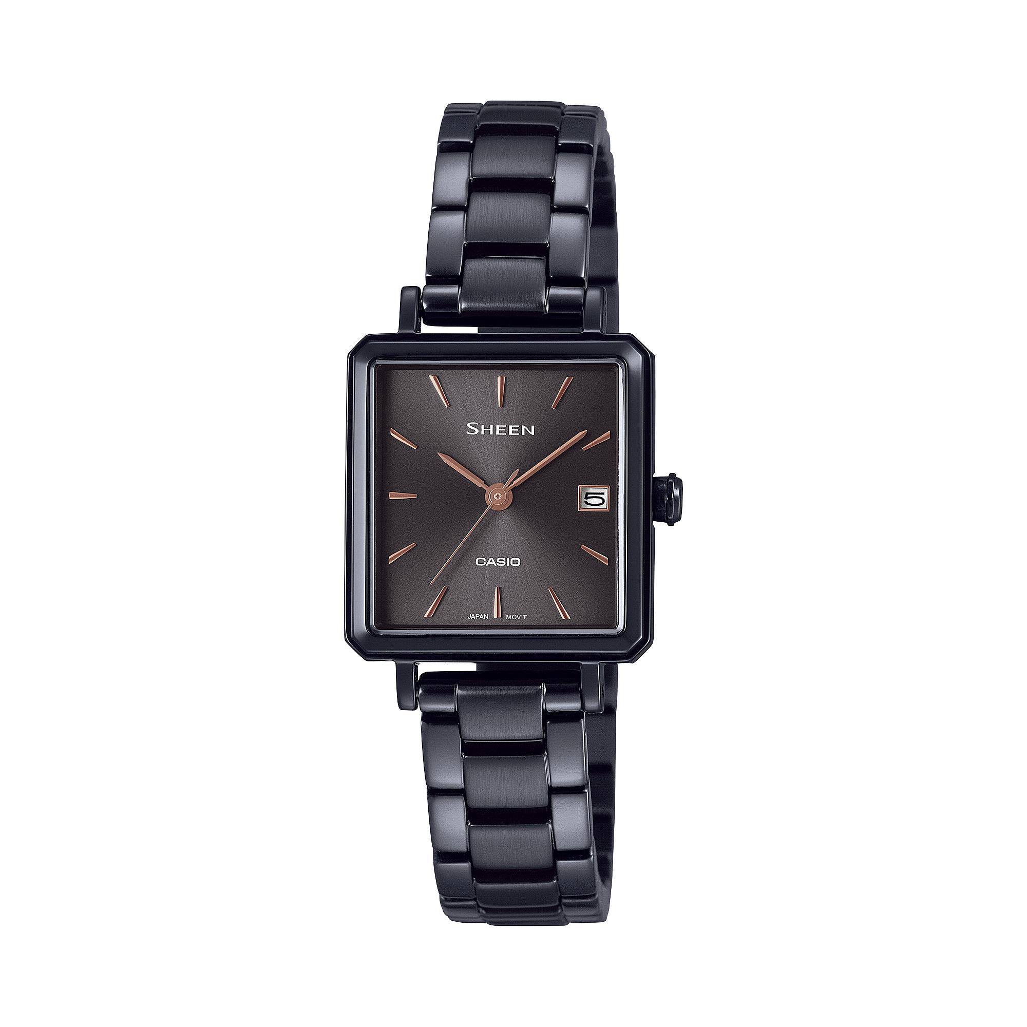 

Casio Men s Analog Quartz Watch SHE-4537BD-1A чёрный