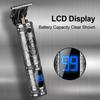 LCD Hair Balding Trimmer Detailing Razor Bald Head 0mm Short Hairs Man Haircut Machine Cut 0.0 for Face Shave