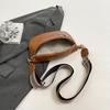 Vintage Pu Leather Crossbody Bag Adjustable Belt Women'S Chest Bag With Multi-Pockets For Commute And Casual Style Shoulder Bag