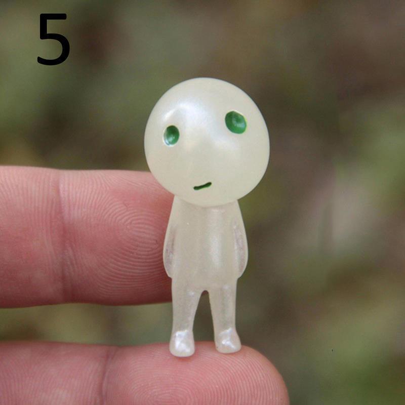 Mini princezna Mononoke Světelný strom Elfové Ozdoba pro panenku Mikrokrajinka Bonsai