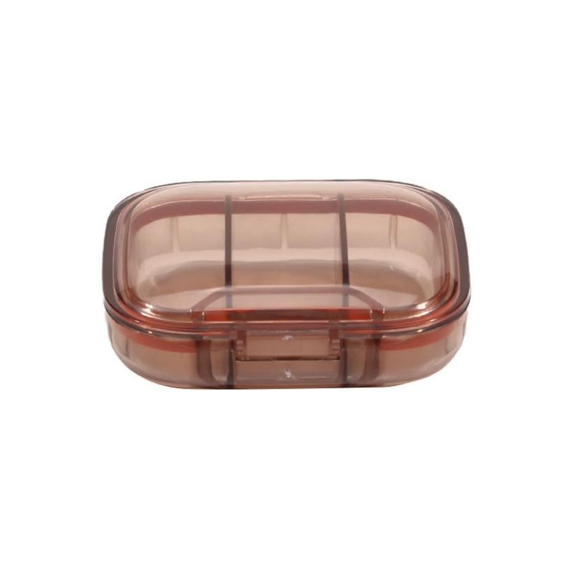 3-Compartment Small Pill Box Container Portable Travel Pill Organizer for Pocket Purse Medicine Vitamin Holder Dispenser