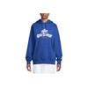 Nike Letter Logo Loose Fit Long Sleeve Hoodie Men hoodies Blue HJ2160-480