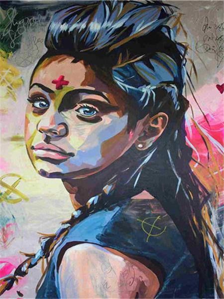 

5D DIY Женщина Алмазная картина Декоративная Африканская Алмазная вышивка крестом Набор Алмазная вышивка Пейзаж Ручная работа Подарок Full Round 20x30CM