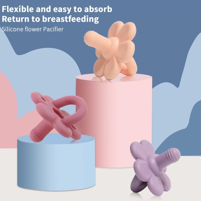 Baby Infants Pacifier Newborn Comfort Appease Nipple Dummy Flexible Soft BPA-Free Safe Silicone Soother Teether