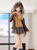 26CM Anime Figure Ogiwara Sayu Shave The Beard And Pick Up Schoolgirl Sitting Uniforms Model Ornaments Collection Doll Toys Gift
