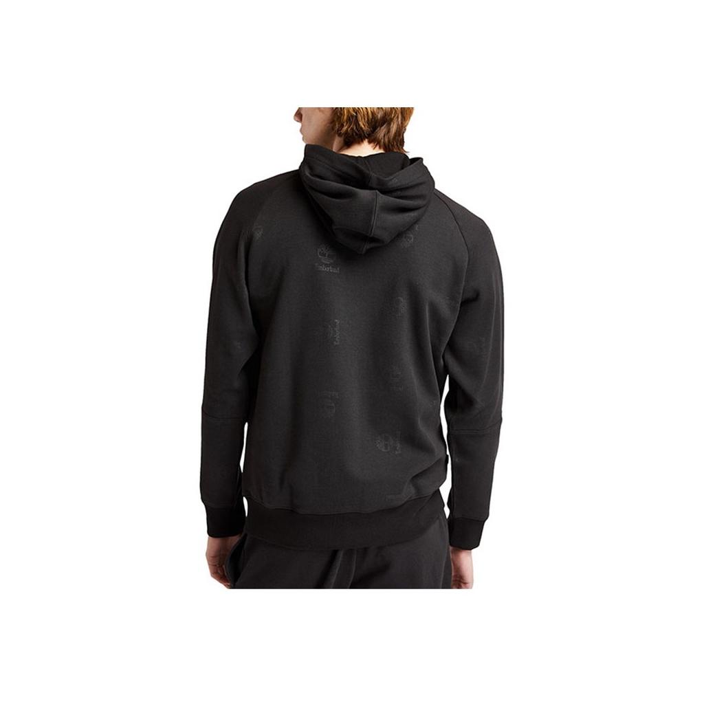 Timberland Tree Logo Embroidered Sports Hoodie Men Hoodies Black A23Z3-001