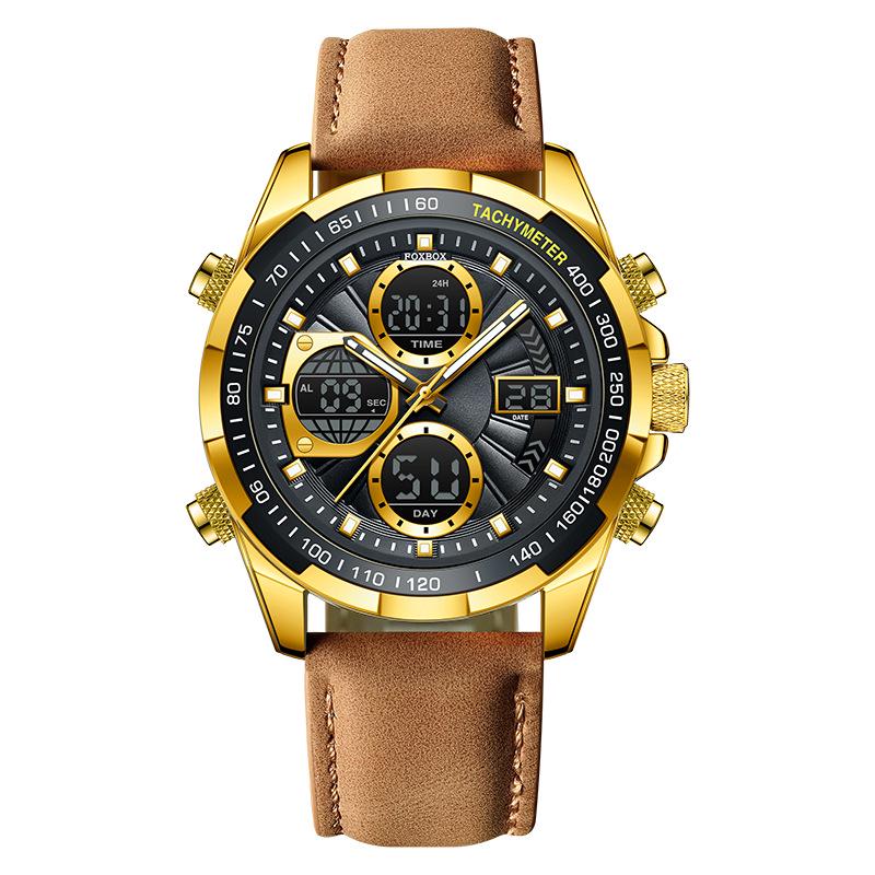 

FOXBOX Multifunctional Luminous Waterproof Men s Sport Watch with Timer and Alarm