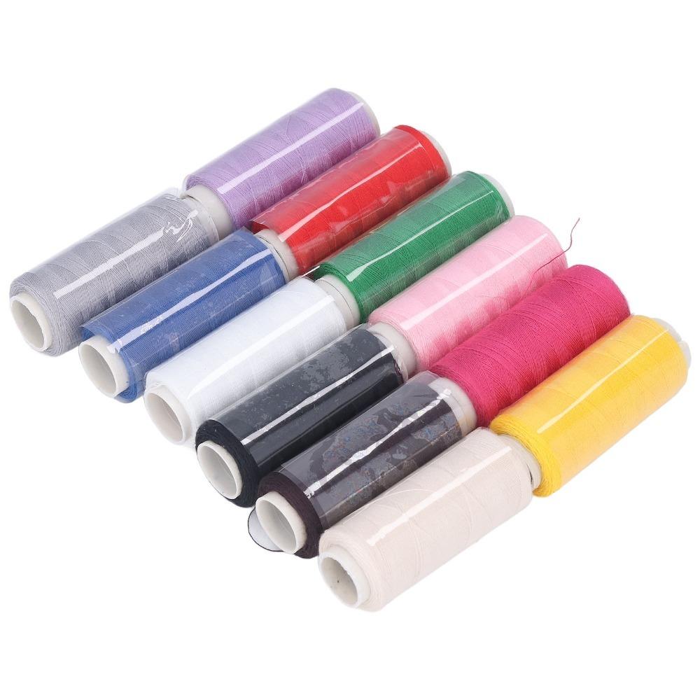 12pcs Plastic Bobbins Sewing Thread Kit All-Purpose Embroidery Thread  Hand Sewing