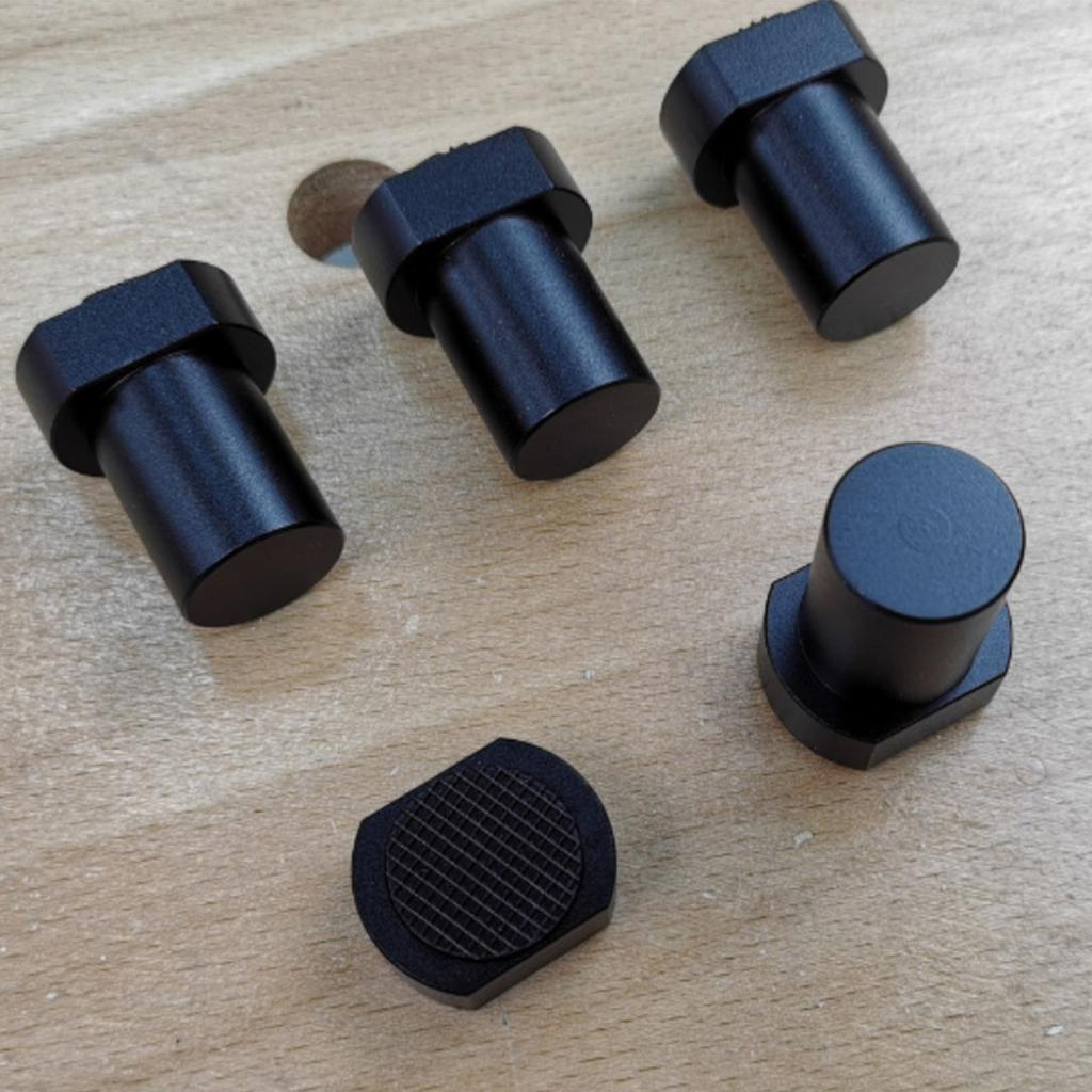 5Pieces Bench Dogs Workbench Peg Brake Stops Table Clamp for 19/20mm Dog Hole Workbench Positioning Planing Plugs