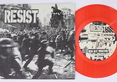 Disque 7 pouces RESIST  Resist MB1002 MEDIA BLITZ PR 1990 US Rock Occasion