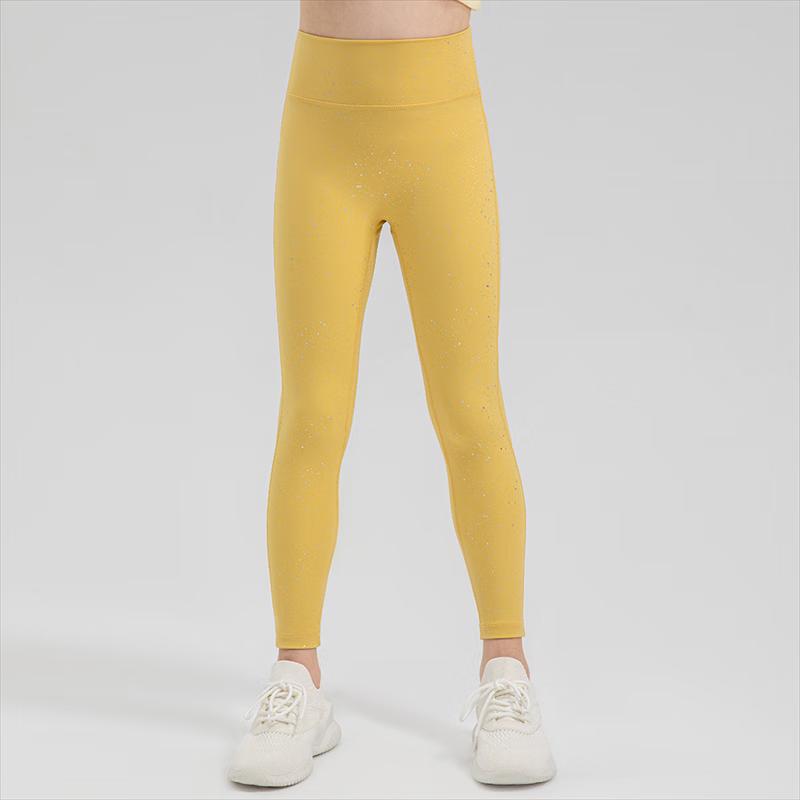 

Girls Sequin Star Yoga Pants 130