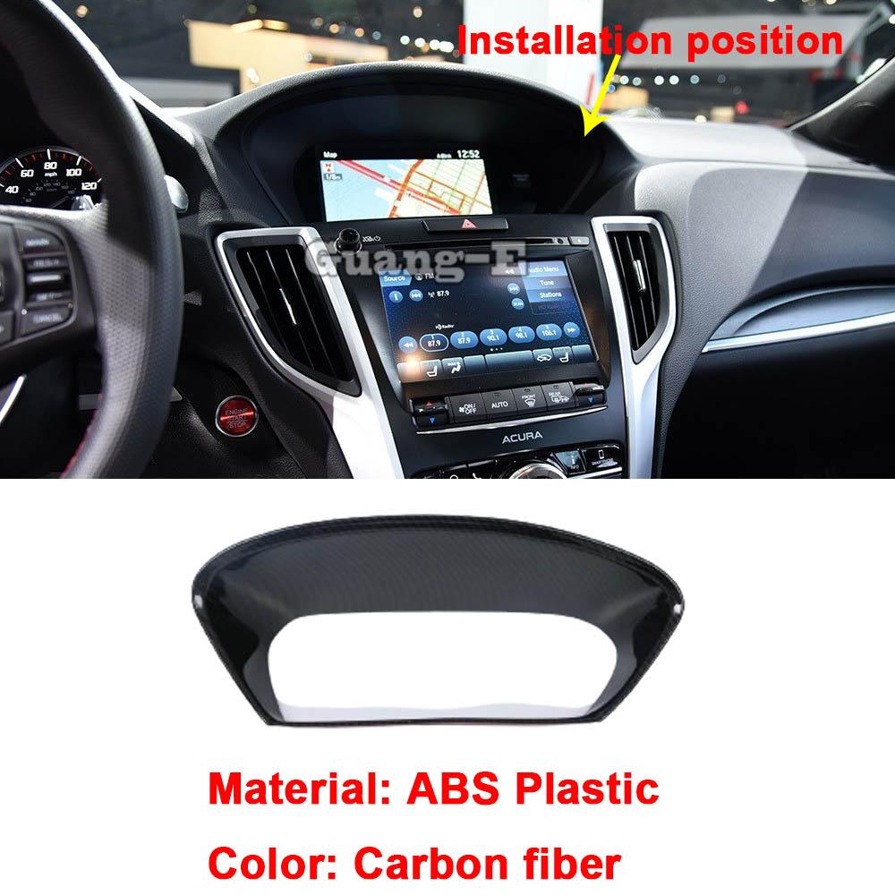 For Acura TLX 2018    ABS Light Button Frame Glove Box Handle Armrest Trim Steering Wheel Cover Bowl Accessories