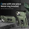 For iPhone 15 Plus/14 Plus Case Camshield Kickstand TPU+PC Anti-Slip Phone Cover
