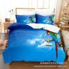 3D Digital Printing Bedding Four-Piece Set Three-Piece Set Parrot Bed Sheet Quilt Pillow