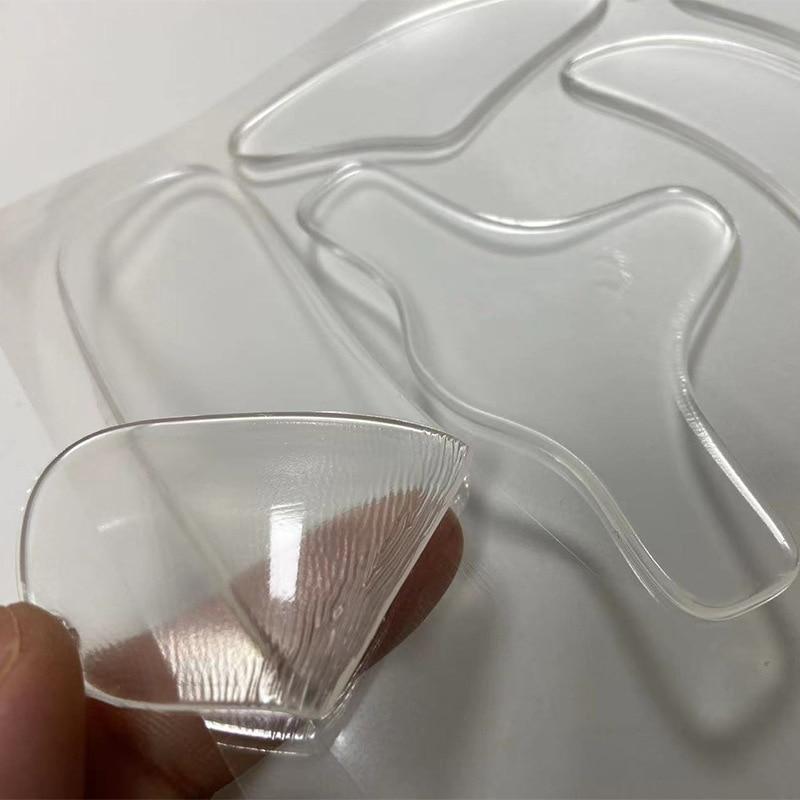 Sada 16 kusů Samolepky proti vráskám Samolepky na obličej Samolepky na čelo Samolepky na oči Anti Lifting Head Lines Francouzské linky 16 v 1