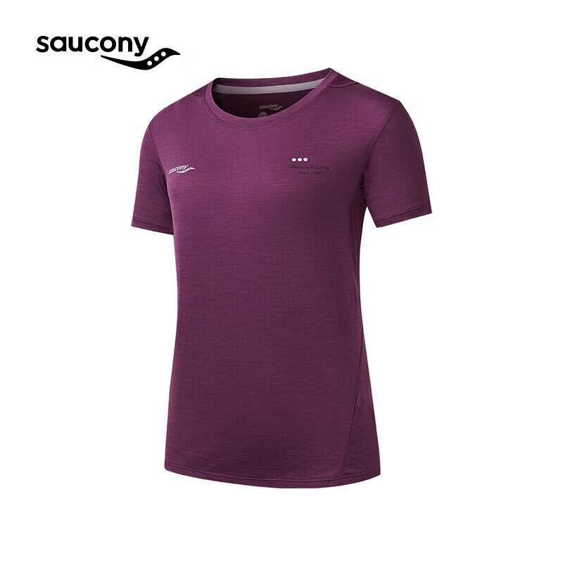 Saucony Women s Breathable Crew Neck Short Sleeve T-Shirt M