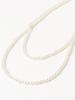 Beams Boy Resin Pearl Long Necklace, Women's, White 2, One Size