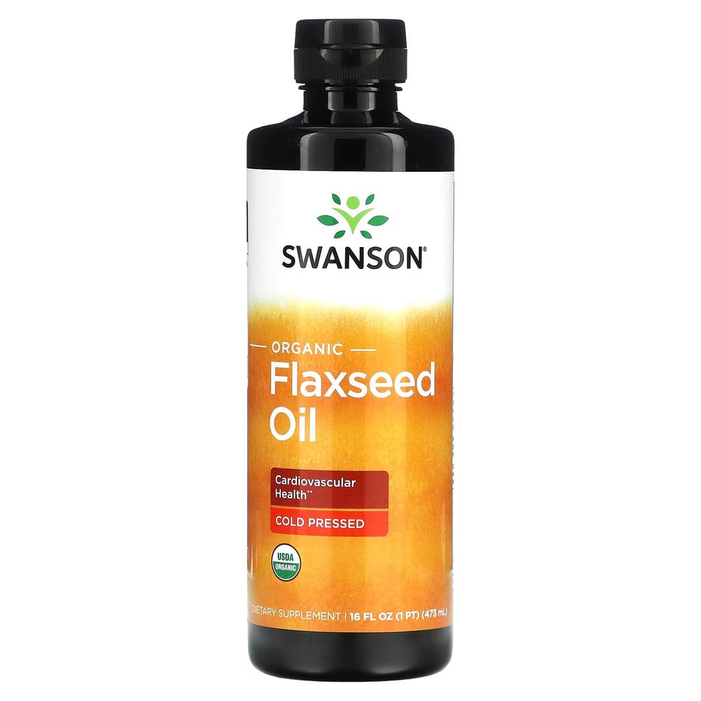Organic Flaxseed Oil, 473 Ml (16 Fl Oz)
