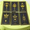 10.3*6cm Soul Cards Black Edition 78 Pcs Cards Gold Plating On Cards with Guidebook for Beginners Pocket Size