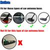 Samochodowa antena płetwa rekina Auto anteny sygnałowe FM dla Suzuki Swift Mini Cooper Citroen C4 Seat Ibiza Megane 2 Mazda 3 części zewnętrzne