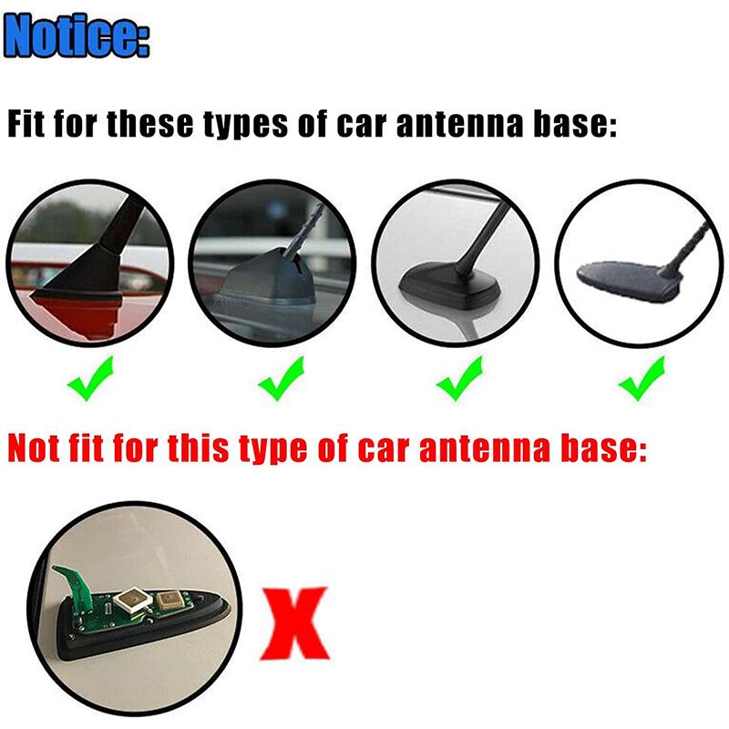 Samochodowa antena płetwa rekina Auto anteny sygnałowe FM dla Suzuki Swift Mini Cooper Citroen C4 Seat Ibiza Megane 2 Mazda 3 części zewnętrzne