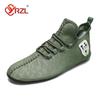 YRZL Men's Shoe Light Loafers Breathable Soft Comfortable Brown Walking Outdoor Casual Shoes Men 2024 Summer Lace Up Loafer Shoe