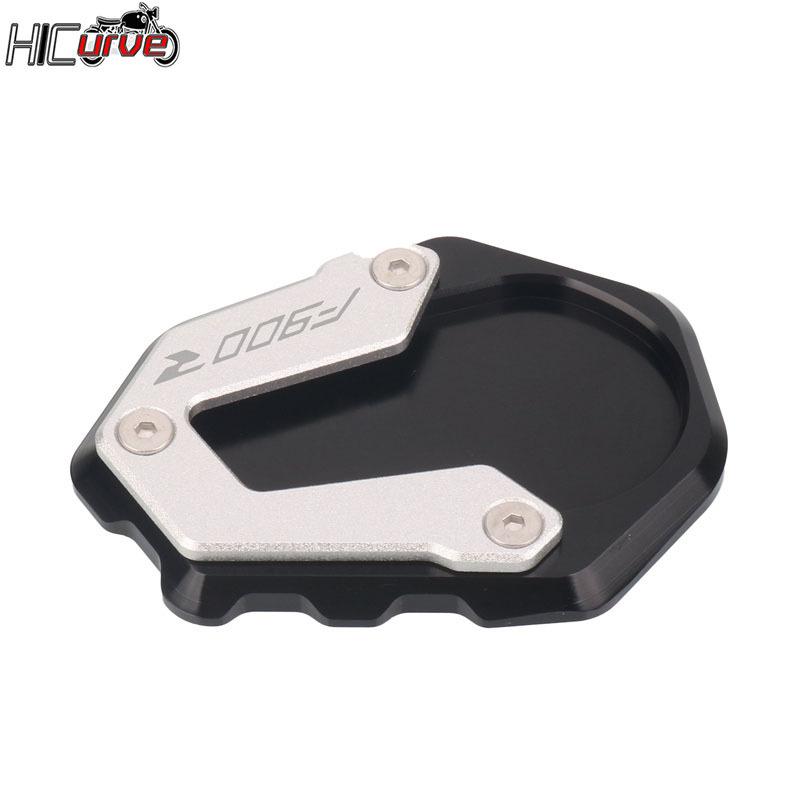 2022 Motorcycle CNC Aluminum Kickstand Enlarge Plate Pad Side Stand Motorbike For BMW F900R F900XR F900 R XR F 900R 900XR 20-23