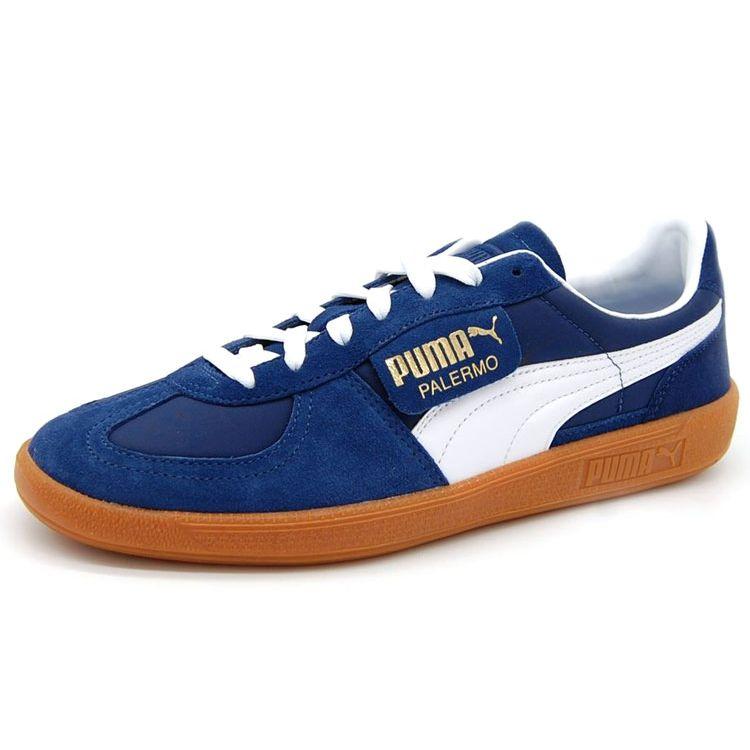Puma Palermo OG New Navy Herren Sneakers Blau Weiß Team-Gold 383011-01