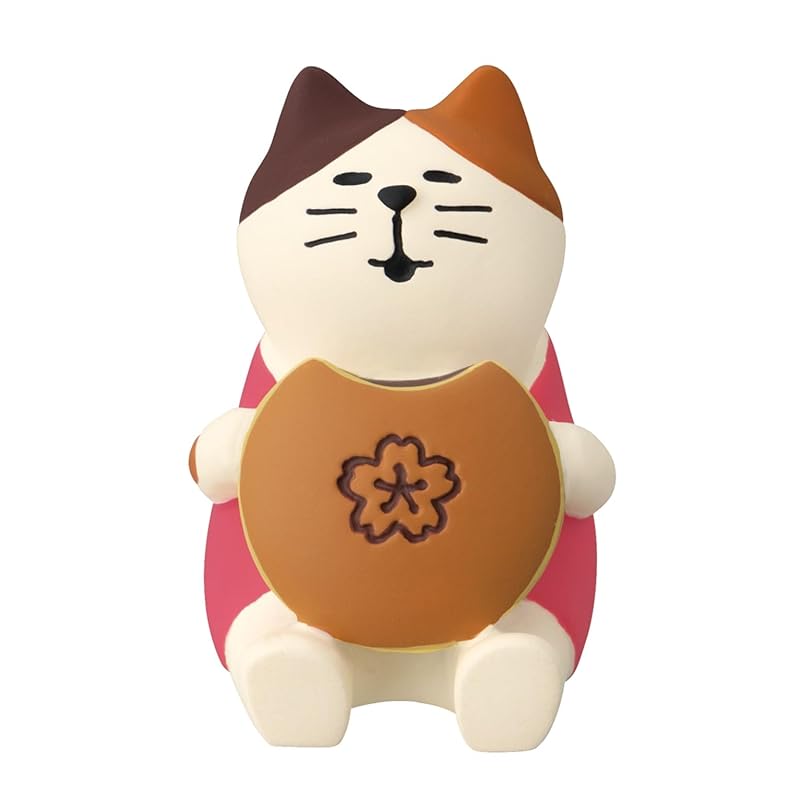 

Decore Corporation concombre Dorayaki cat white Size: approx. W2.8 D3.2 H4 ZSA-38712R
