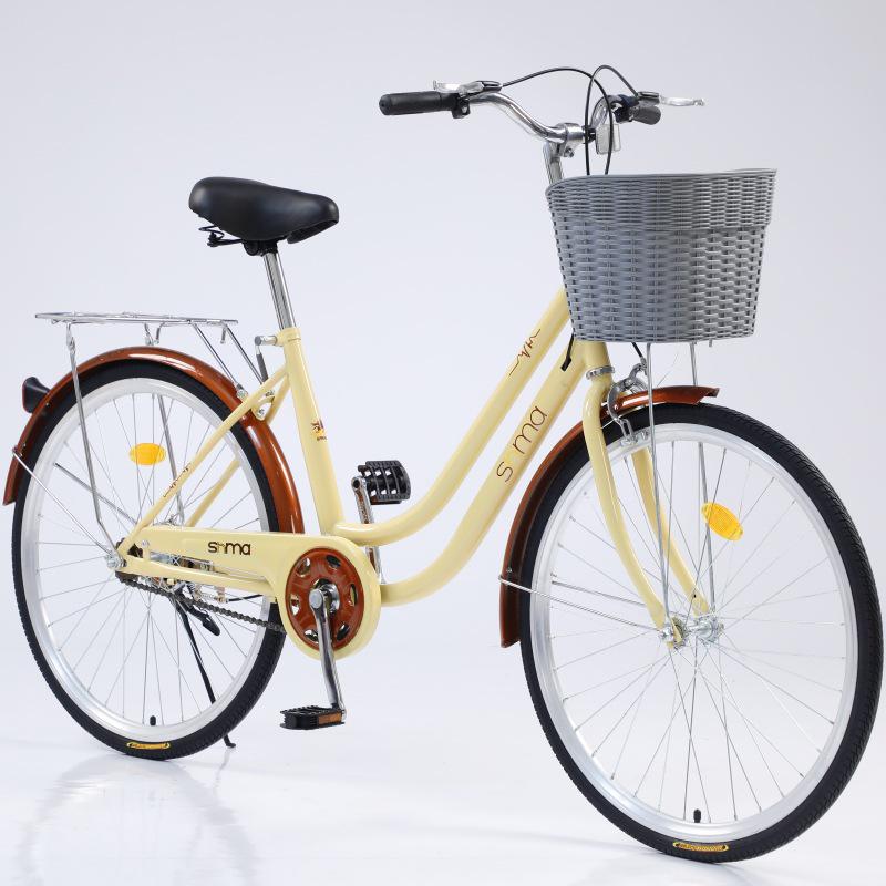 Sanhe Horse 24/26-inch Unisex Commuting & Shopping Bike with Variable Speed and Lightweight Design